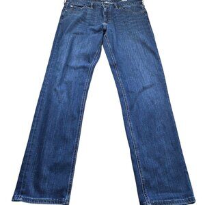 Banana Republic Jeans Mens 33x32 Blue Slim Fit Denim Stretch Mark*